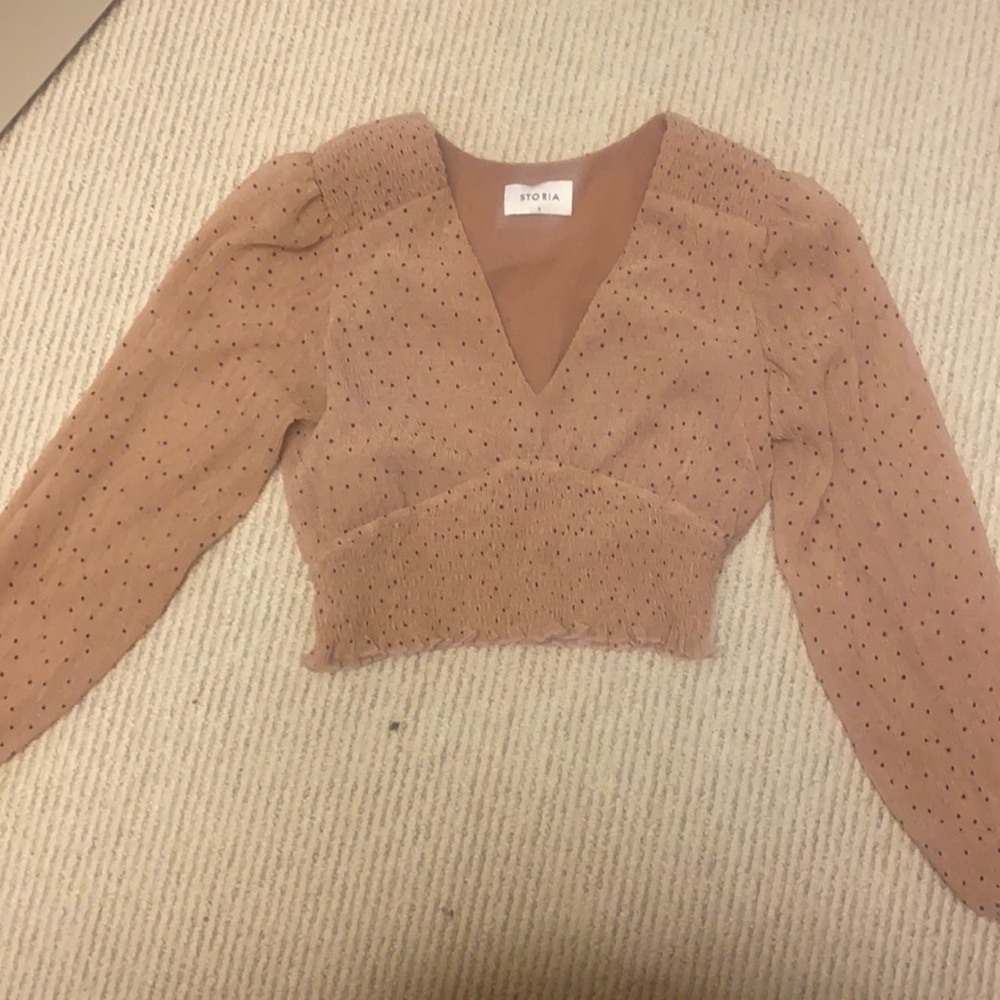 Long sleeve crop top!!